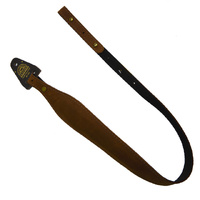 Xhunter Tapered & Padded Genuine Leather Gun Sling 19mm Swivel / Attachment - 60mm Brown #Stfp60-br19