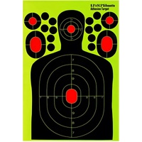 Xhunter Eco-friendly Silhouette Splatter Shooting Targets Pack 25 Sheets #xh128480