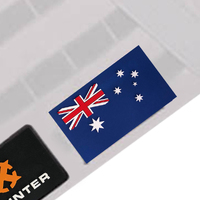 Xhunter Velcro Patch Badge Australia Flag Label - Self Adhesive #3236
