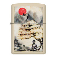 Zippo Pogoda Bonsai Buddha Design Lighter - Windproof #99846
