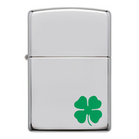 Zippo A Bit O Luck Lighter - High Polished Chrome #95407