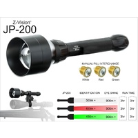 Z-vision Jp-200 Rifle Mount Torch Kit Interchangeable 3 Led Lights