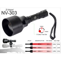 Z Vision Ultimate 3 In 1 Night Vision Hunting Torch Lights - Red Visual Light And Ir #nv-303