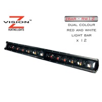 Z-vision  Dual Color Light Bar 12 - Red And White #zbar-rw12