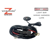 Z-vision Light Bar Wiring Harness (lume) - With Red And White Switch #Zbar - Wh1
