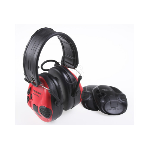 3m Peltor Sporttac Electronic Shooting Earmuffs - 24db, Class 4 #Mt16h210f-478-rd