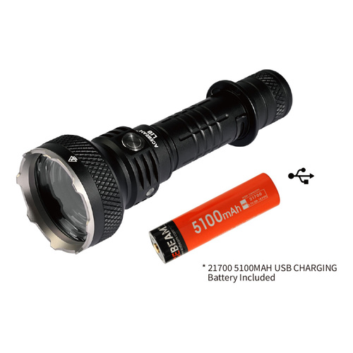 Acebeam Tactical Far Throw Distance Torch - 1000M 1500 Lumens With 21700 Battery #l18