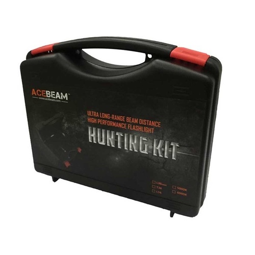Acebeam 4000 Lumen Rechargeable Led Hunting Flashlight Torch Kit - 373M Long Throw Beam #l30 Gen Ii H-Kit