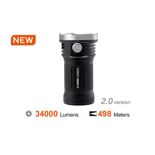 Acebeam 34000 Lumen Lightweight Portable X80gt2 Powerful Flashlight - Waterproof #x80gt2