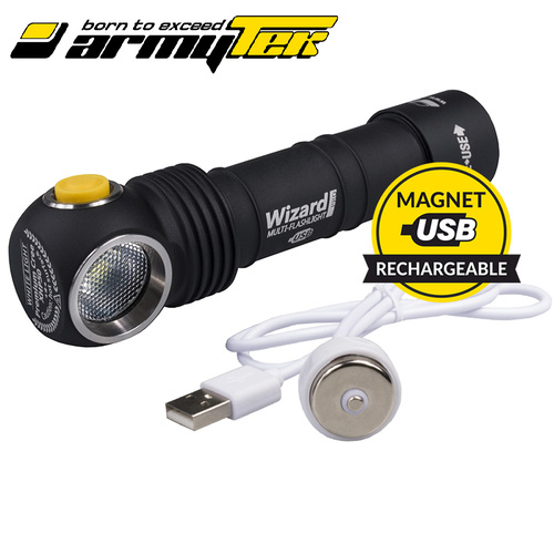 Armytek Wizard Pro Usb Magnet 2300 Lumen Rechargeable Headlamp