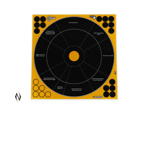 Allen Ez Aim Splash Adhesive 12 Inches Handgun Trainer - Target 5pk #al15248