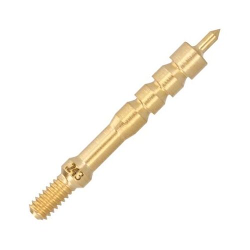 Allen Gun Cleaner Spear Tip Fit Rifle Pistol Cleaning Rods Firearm Solid Jag Brass - .243 Cal 6mm #70663
