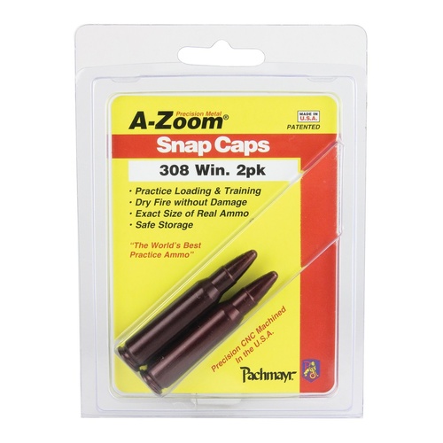A-Zoom 308 Winchester Metal Snap Caps - 2 Pack