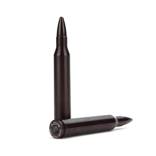 A-zoom Precision 300 Weatherby Metal Snap Caps Solid Aluminum - 2 Pack #12284
