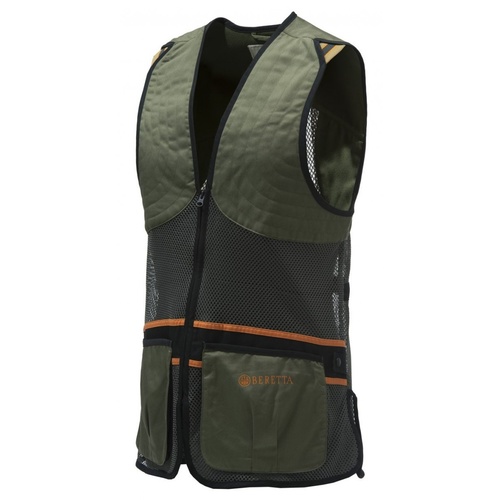 Beretta Full Mesh Vest In Dark Olive #gt671T1553072A Size Xl