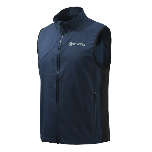 Beretta Windshell Vest - Breathable Fabric Blue Total Eclipse #gt771-t1935-0504 [4xl]