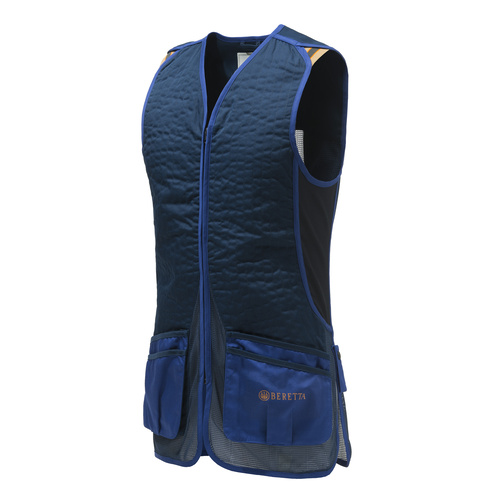 Beretta Shooting Vest - Dt11 Cotton Slide Blue #gt073-t1553-0530 [2xl]