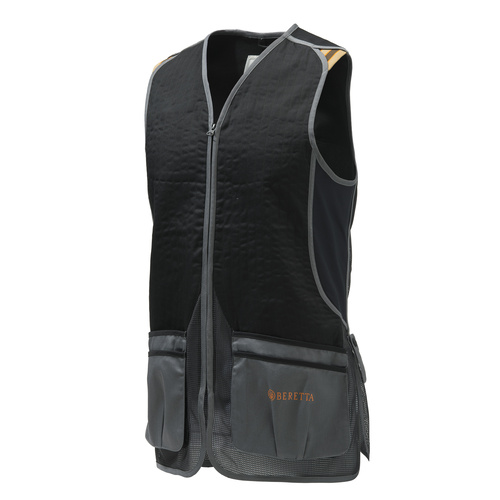 Beretta Shooting Vest - Dt11 Cotton Slide Black #gt073-t1553-0903 [xl]