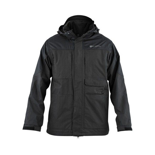 Beretta Mens Tactical Finnlight Jacket - Black Lightweight Waterproof Breathable #gu07-3291-0999 [size Xl]