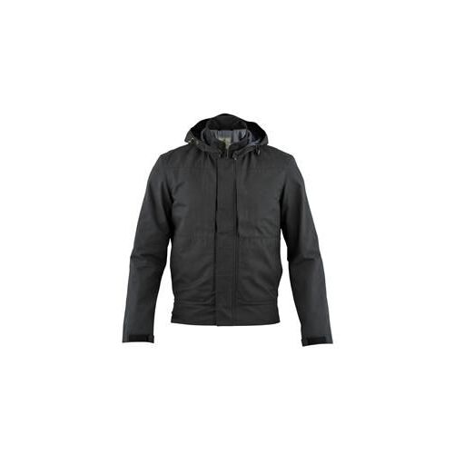 Beretta Mens Tactical Bomber Jacket - Black Adjustable Zip-off Hood Waterproof #gu58-2547-0999 [size L]