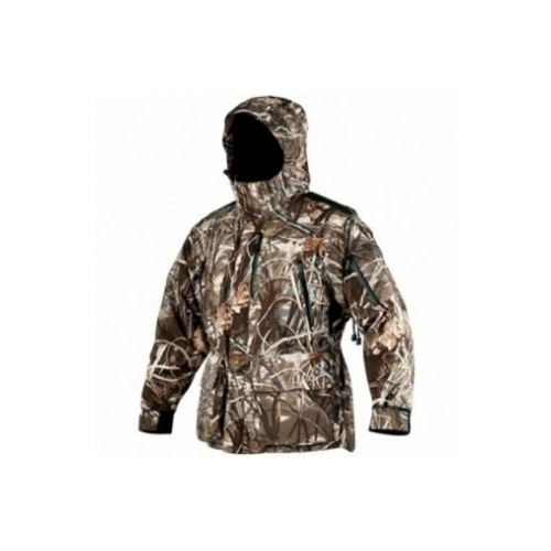 Beretta Men's Extrema Hunting Hooded Jacket - Max4 Camo Polyester Lightweight #Gu8e-3445-860 [Size L]