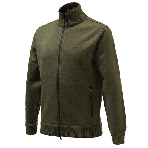 Beretta Tech Windshield Full Zip Sweater Hunting Long Fleece - D.green Lightweight Breathable #pua1-7092-075c [size S]