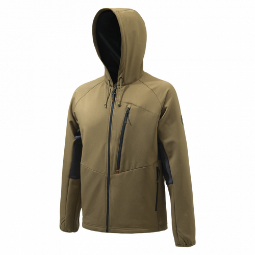 Beretta Mens Windstryke Hoodie Hunting Jacket - Otter Moss Water Repellant Windproof #fu281-t1971-0836 [size 2xl]