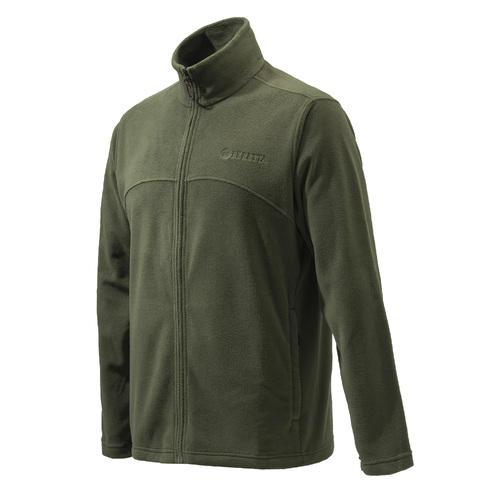 Beretta Men’s Full Zip Fleece Hunting Jacket - Green Lightweight Breathable #p3421-t143-0715 [size 3xl]