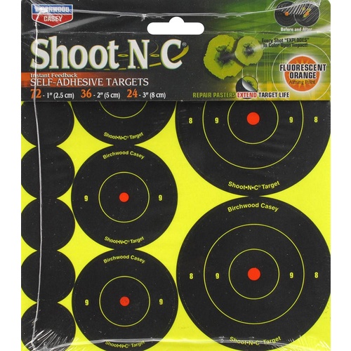 Birchwood Casey Shoot-N-C 8" Bullseye 6Pk