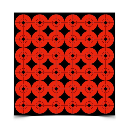 Birchwood Casey Target Spots Reactive Shooting Paper Targets - Orange Color, 1 Inch, 360 Targets #33901