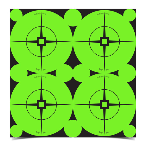 Birchwood Casey Target Spots Shooting Self Adhesive Targets With Pasters - Green 3 Inch, 40 Targets #33933