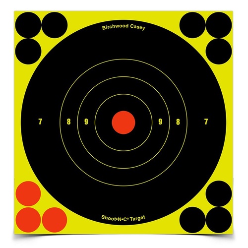 Birchwood Casey Shoot-N-C Bulls Eye Target - 6 Inch 60 Target 720 Pasters #34550