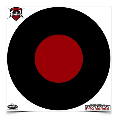 Birchwood Casey Dirty Bird 3-Gun Nation Hanging 17.25 Inch Paper Shooting Target - 5 Sheets #35187