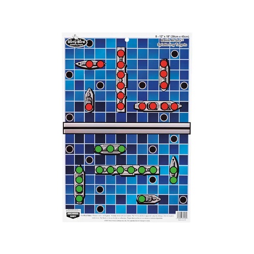 Birchwood Casey Pregame Battle At Sea Shooting Targets - 8 Sheets #bc-35560