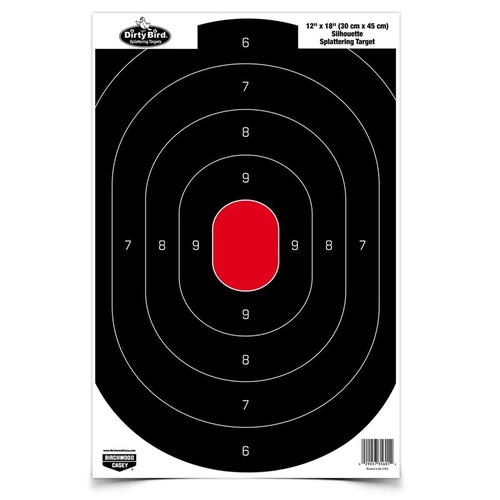 Birchwood Casey Dirty Bird 12 X 18 Inch Silhouette Targets - 8 Sheets #bc-35608