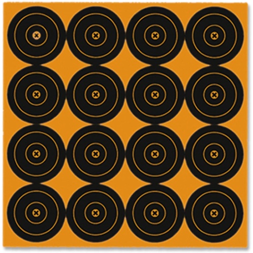 Birchwood Casey Big Burst 3 Inch Bullseyes Targets - 25 Sheets #36325