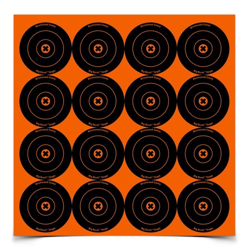 Birchwood Casey Big Burst Bb3 3 Inch Bullseye Shooting Target - 3 Sheets #bc-36348