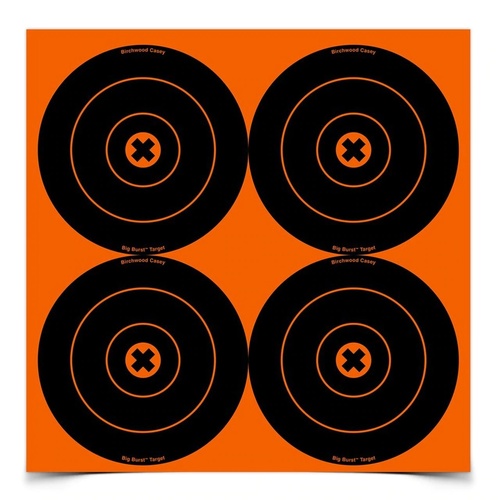 Birchwood Casey Big Burst Bb6 6 Inch Bullseye Target - 3 Sheets #bc-36612