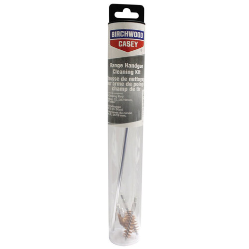 Birchwood Casey 9 Inch Rod Looped Handgun Range Cleaning Kit - W 4 Bronze Brushes #bc-41662
