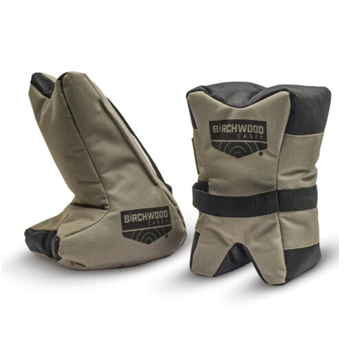 Birchwood Casey Tactical Tac-Match Front And Rear Shooting Rest Bag Set Combo - Green #bc-Srb-Cmbo