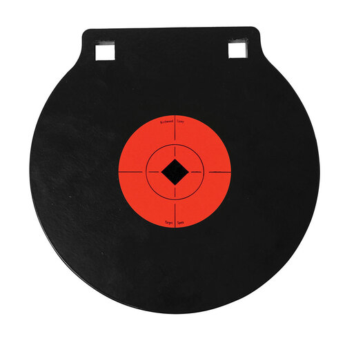 Birchwood Casey 8 Inch World Of Targets Double Hole 3/8 Inch Gong - Ar500 Steel #bc-47604