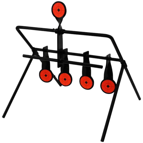 Birchwood Casey World Of Targets Airgun Gallery Resetting Target - Black And Orange #bc-47017
