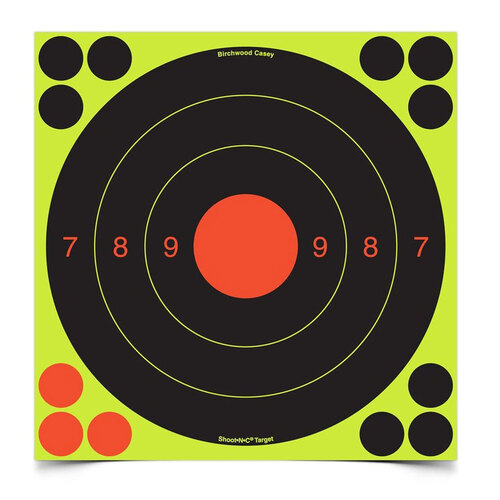 Birchwood Casey Uit Shoot N C 20Cm 25/50 Meter Target - 30 Sheets 360 Pasters #bc-34082