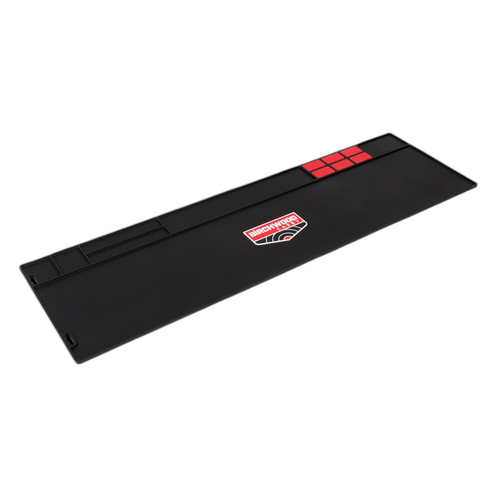 Birchwood Casey Rifle Chemical Resistant Rubber Cleaning Mat - Black #bc-30350