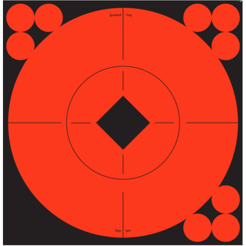 Birchwood Casey Self Adhesive Target Spots 6 Inches - Radiant Orange #Bc-33906