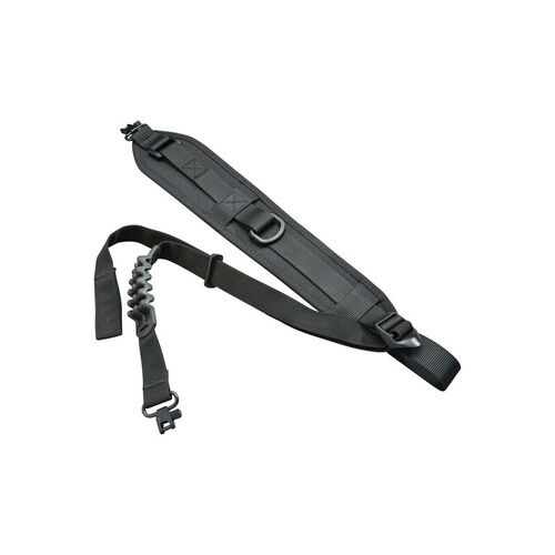 Butler Creek Quick Carry Padded Rifle Shooting Gun Sling With 1.25 Inch Locking Swivels - 27  To 36 Inch Black #Bc80095