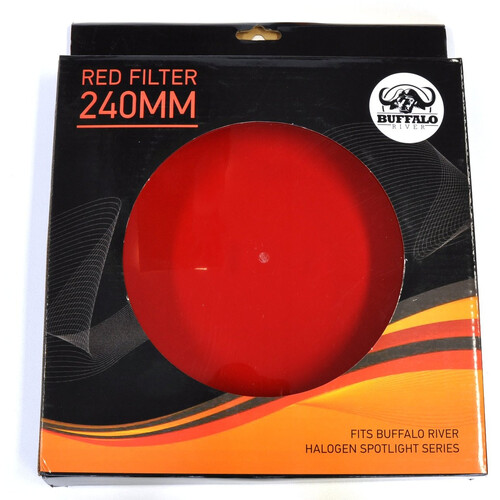 Buffalo River Spotlight Red Cover - 240mm #Brl240red
