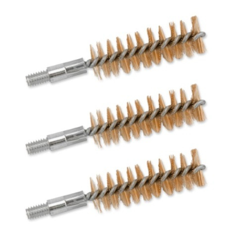 Boretech Benchmark Phosphor Bronze Brass Pistol Bore Brush - 44/45 Cal 3pk #Btbp-44-003