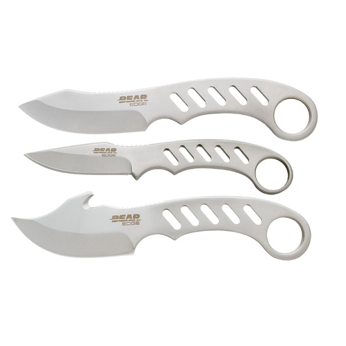 Bear Edge 3Pcs Skinner Set Knives