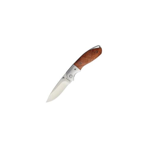 Browning Tactical Linerlock Drop Point Folding Knife - Wood 4.5 Inch When Closed #3220033